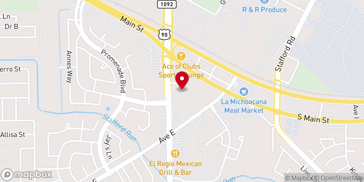 Map showing location of New Pointe Church