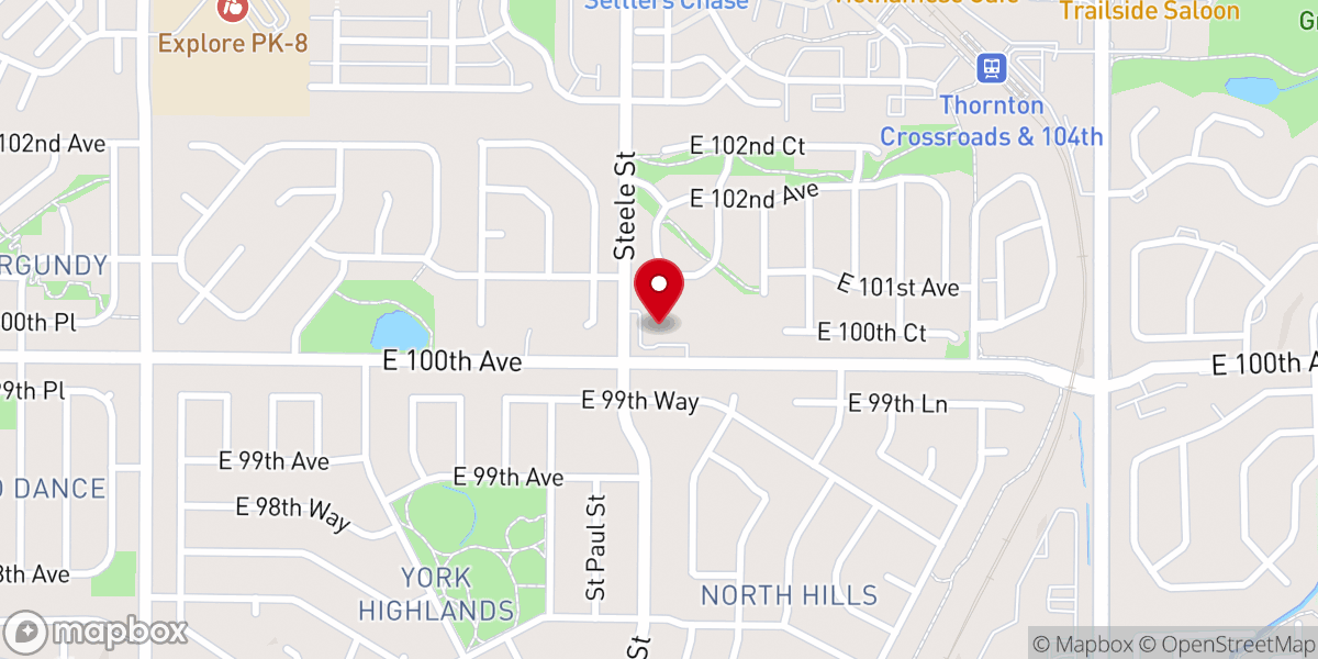 Map showing location of Intercession Episcopal Church