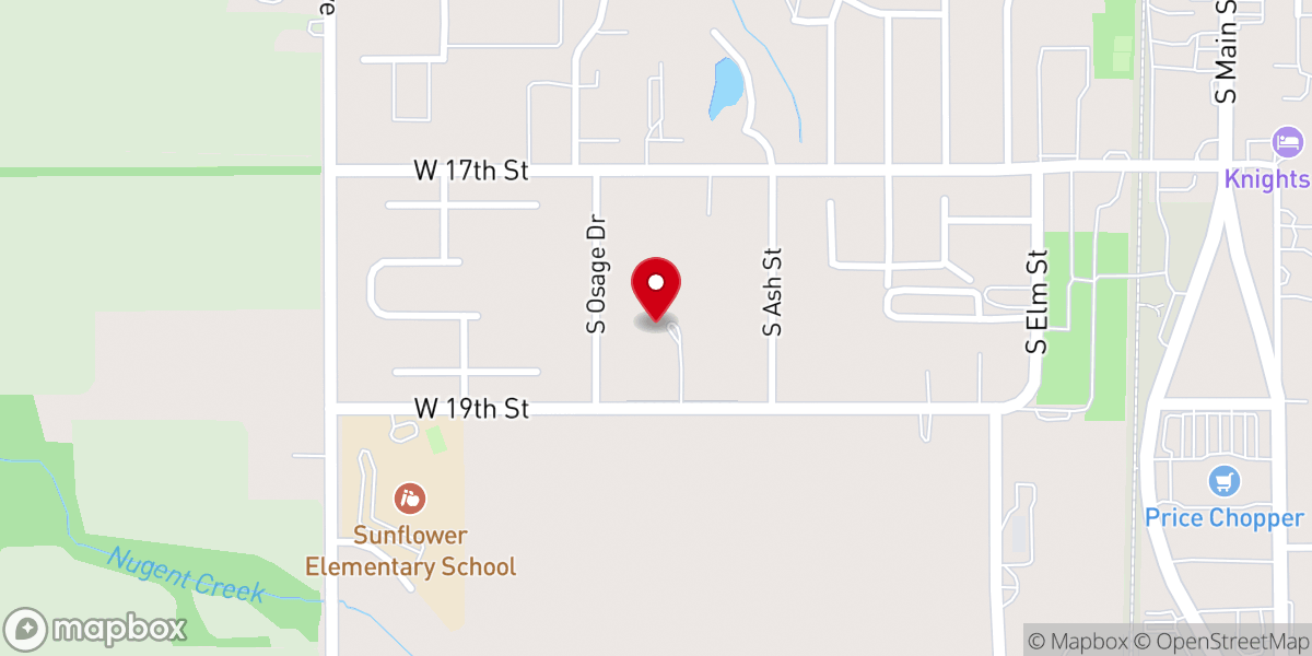 Map showing location of Living Way Apostolic Church