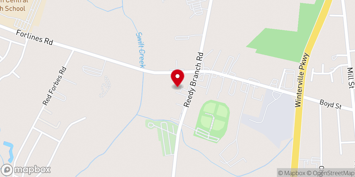 Map showing location of New Life Gospel Church NLGC