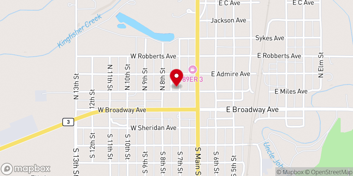 Map showing location of Faith & Vision Pentecostal Church
