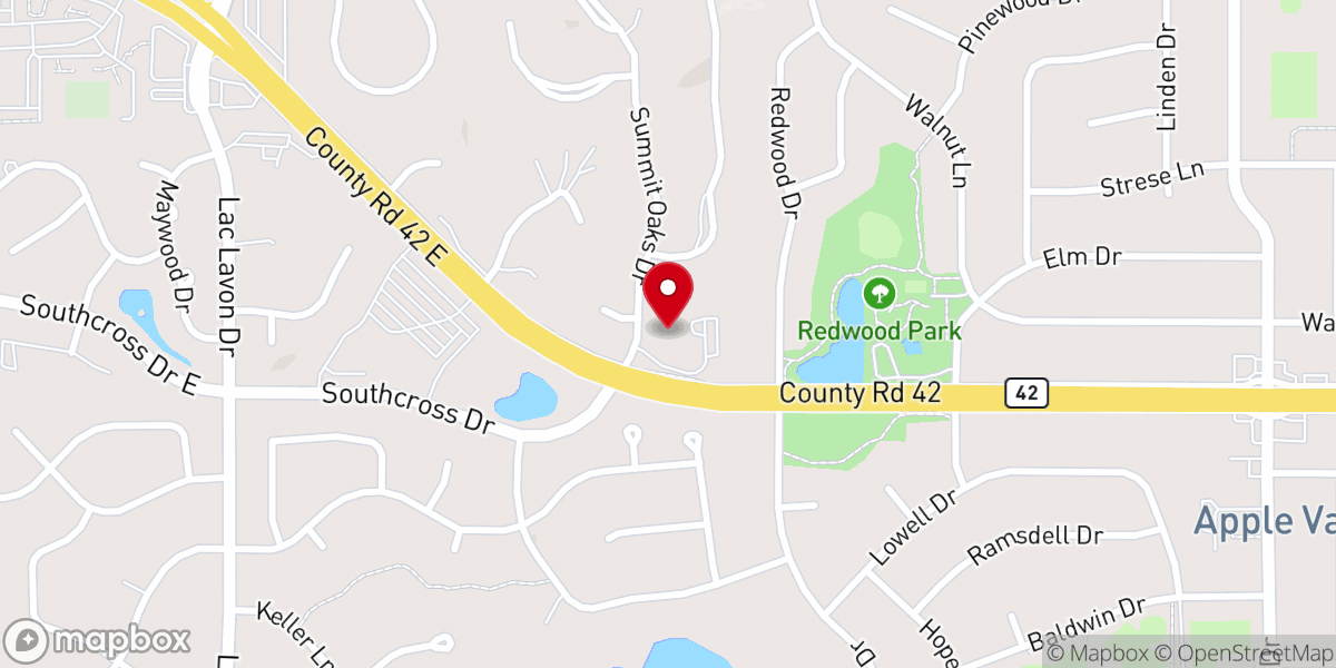 Map showing location of SouthCross Community Church
