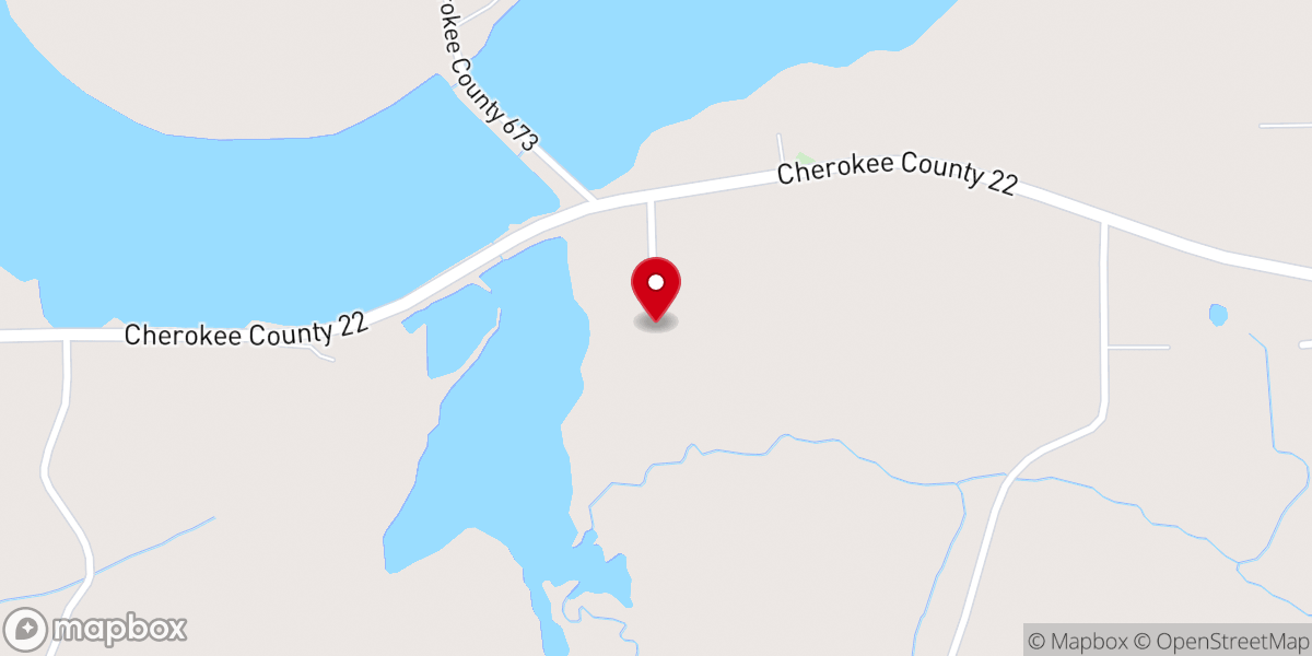 Map showing location of Alexis Baptist Church