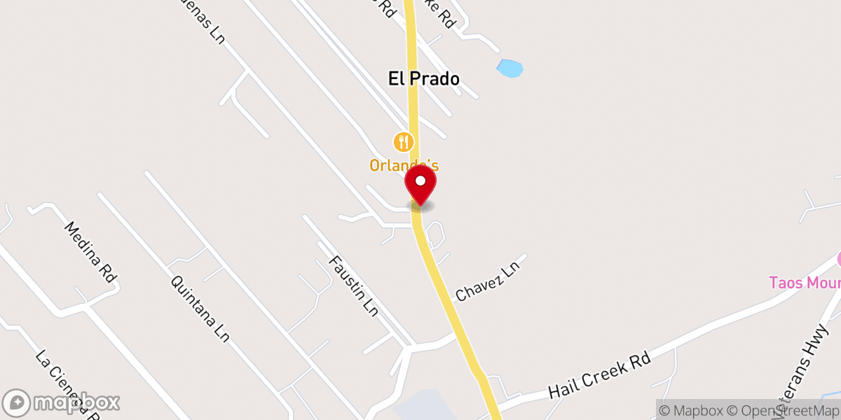 Map showing location of El Sanctuario