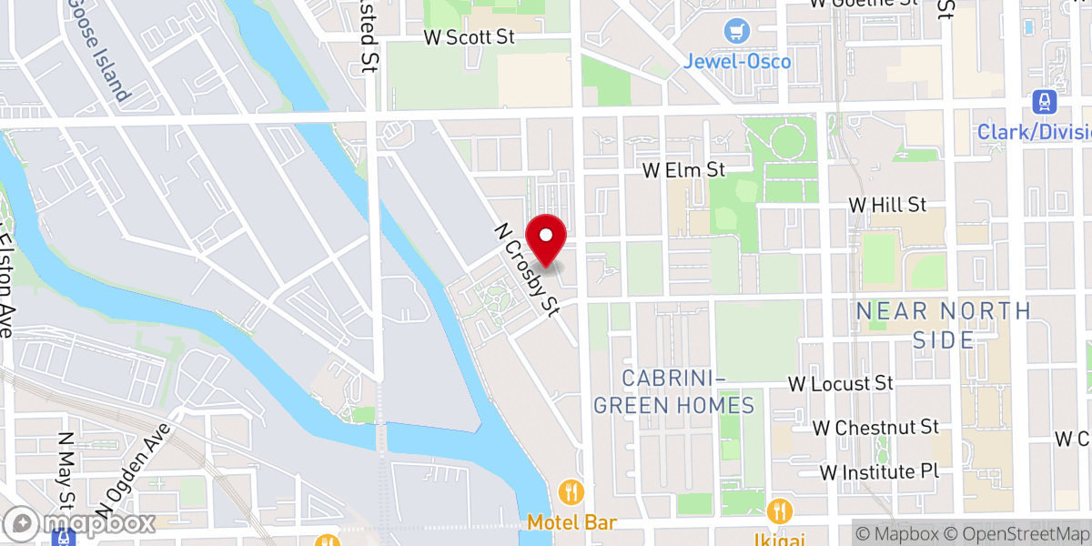 Map showing location of Park Community Church - Near North