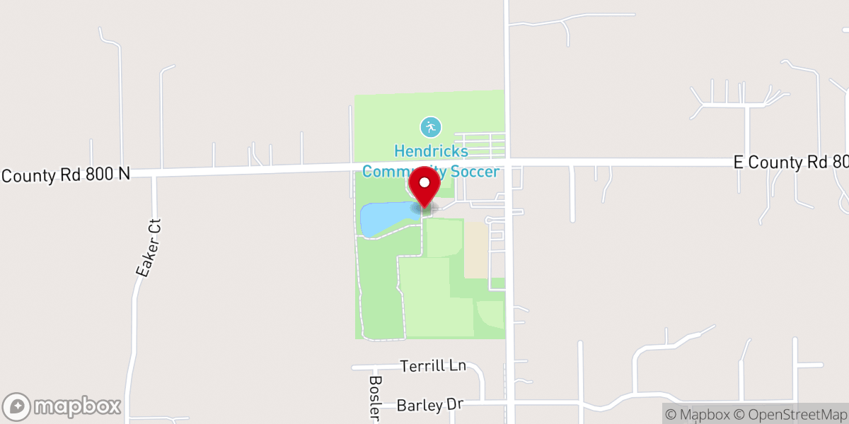 Map showing location of Northwest Community Park