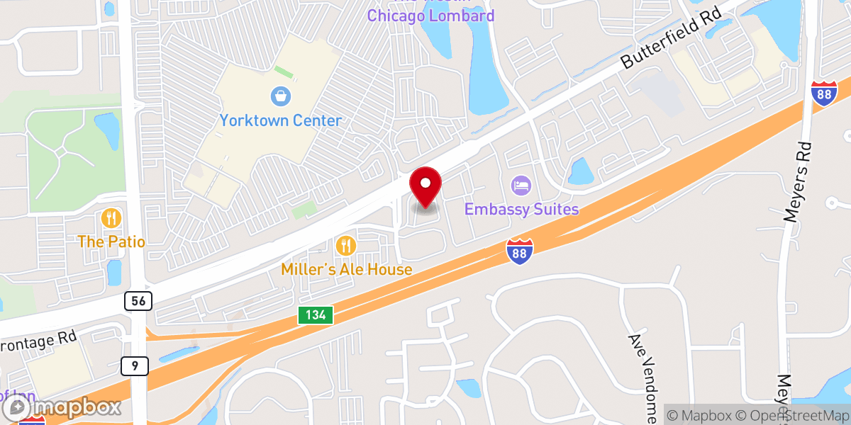 Map showing location of Greek Orthodox Ladies Philoptochos Society-metropolis of Chicago