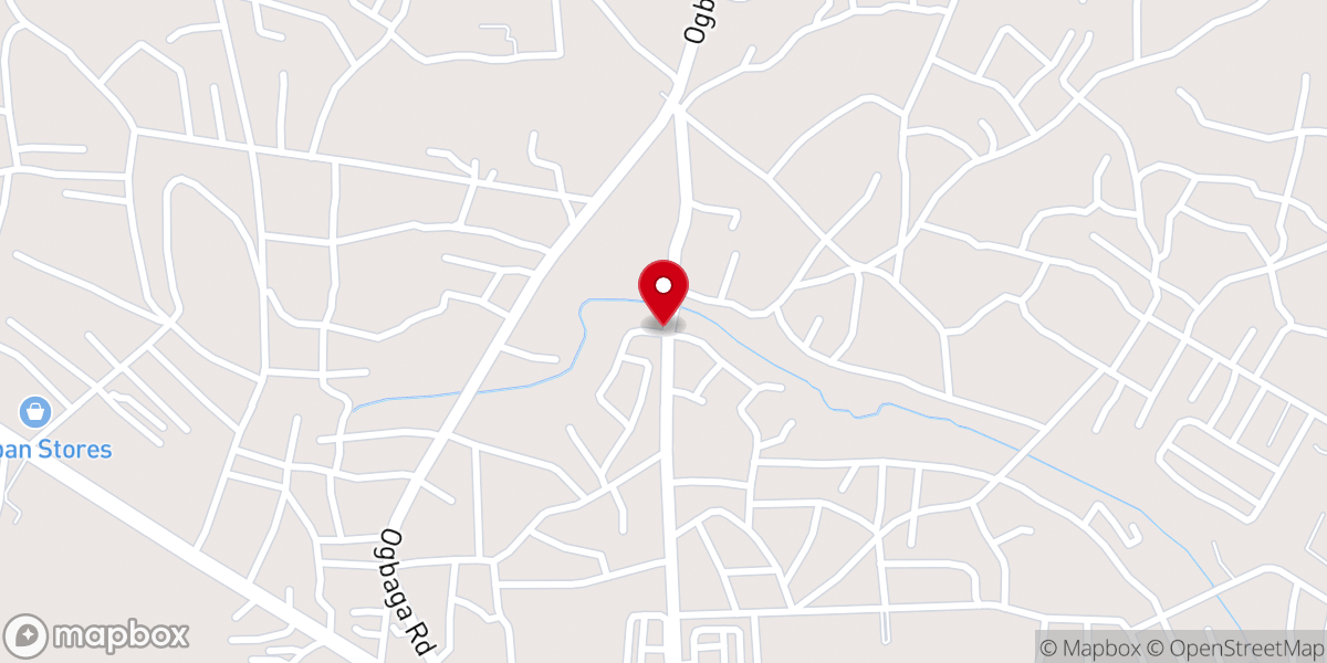 Map showing location of RCCG Goshen Mega Parish Abakaliki
