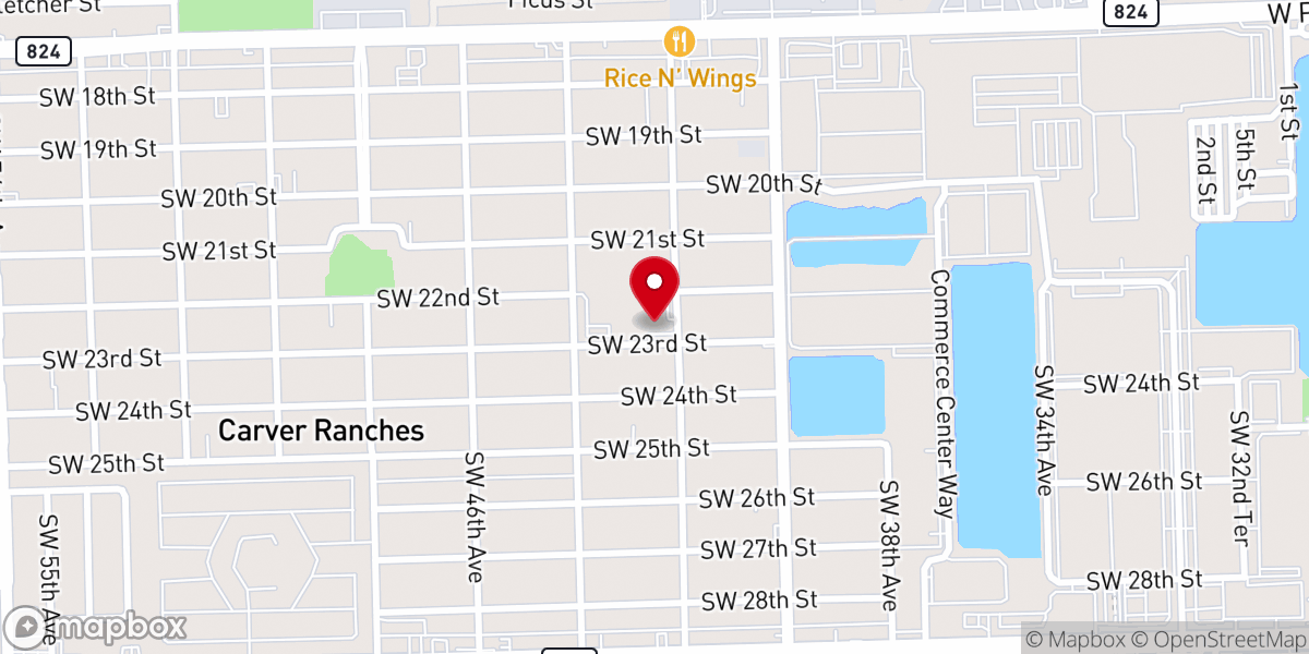 Map showing location of The Fresh Church