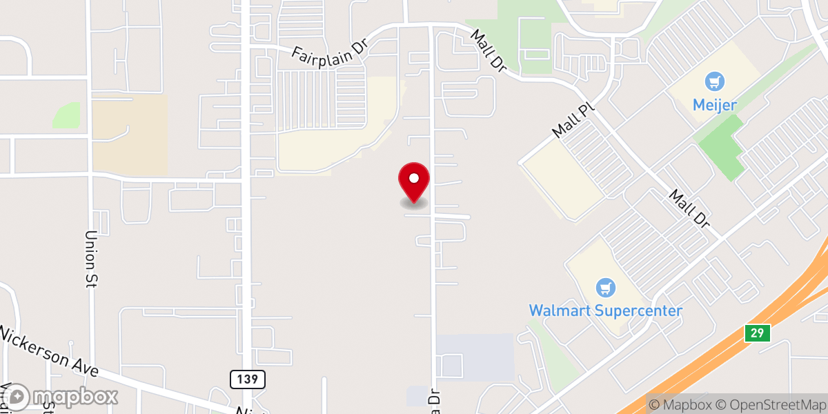 Map showing location of Calvary Chapel Sunset Coast