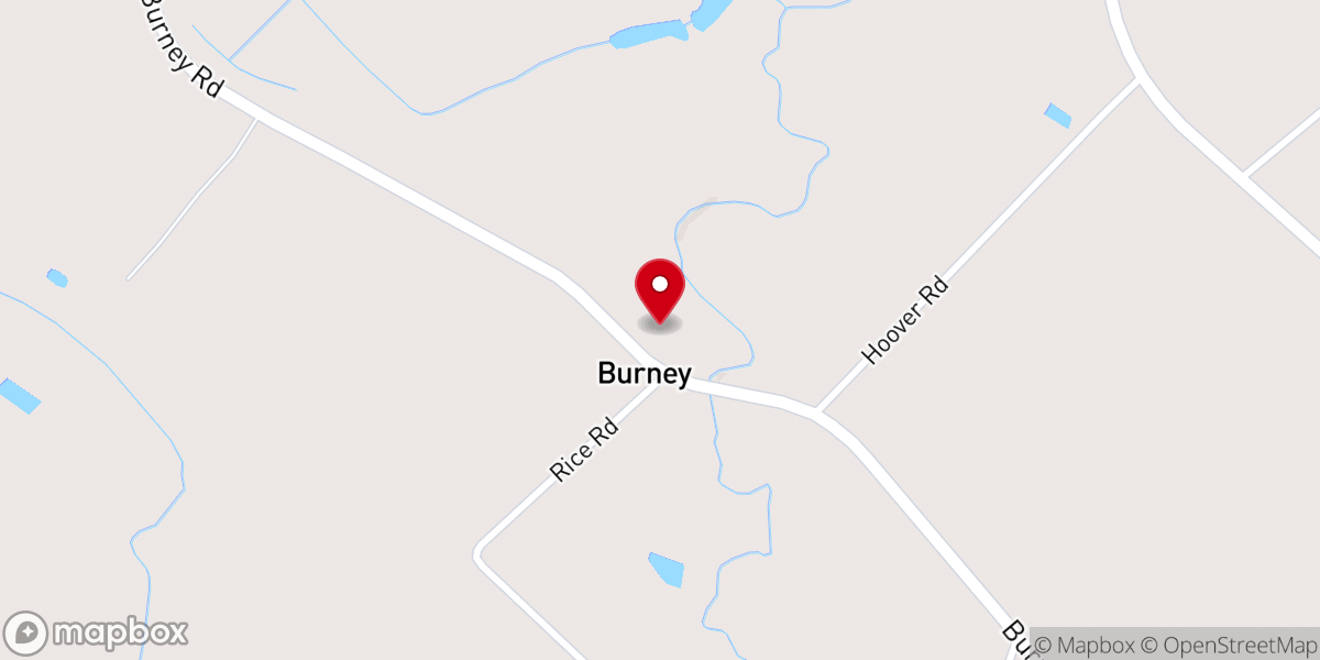 Map showing location of White Oak Family Worship Center (WOFWC)