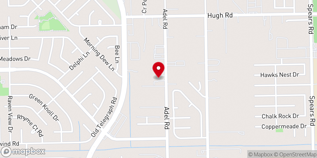 Map showing location of Solid Rock Church by Houston Northwest SDA