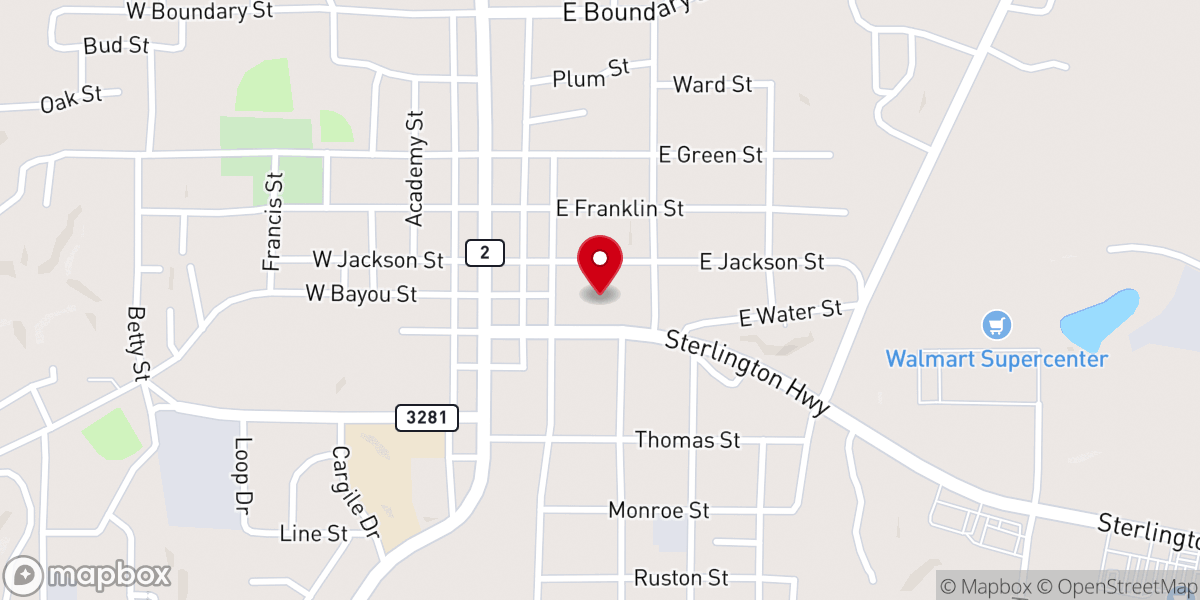Map showing location of Union Parish Registrar-Voters