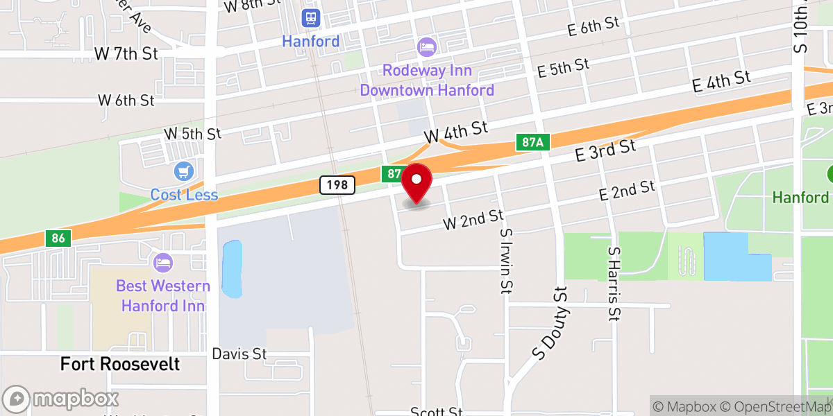 Map showing location of Body of Christ Ministries