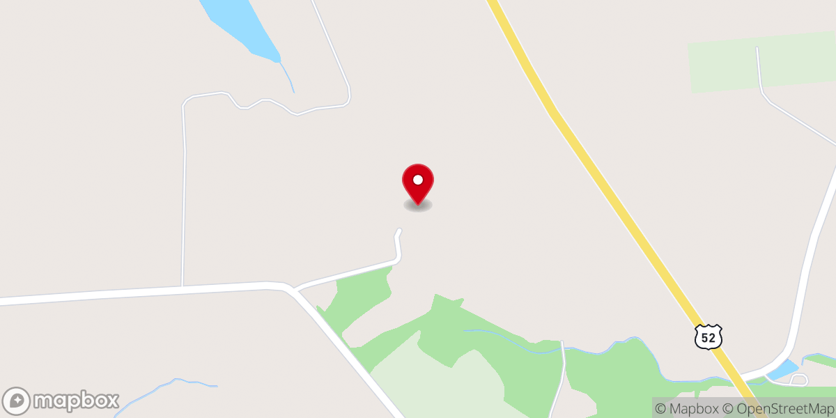 Map showing location of Galilee AME Zion Church