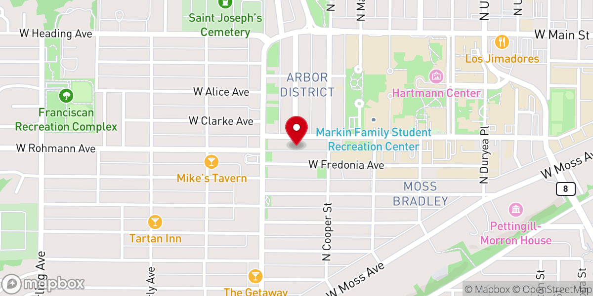 Map showing location of Family Life Christian Assembly