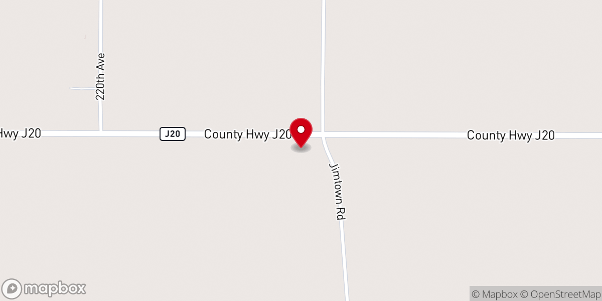 Map showing location of Harmony Bible Church