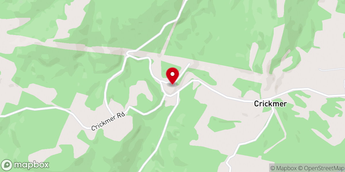 Map showing location of Millbrook Baptist Church