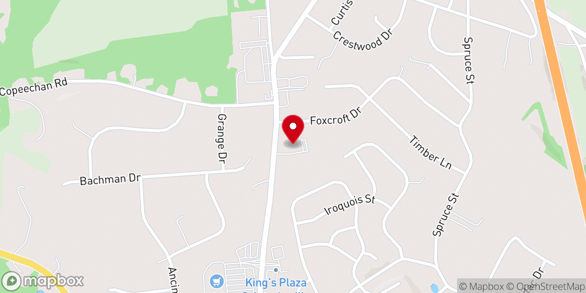 Map showing location of The Vine Calvary Chapel