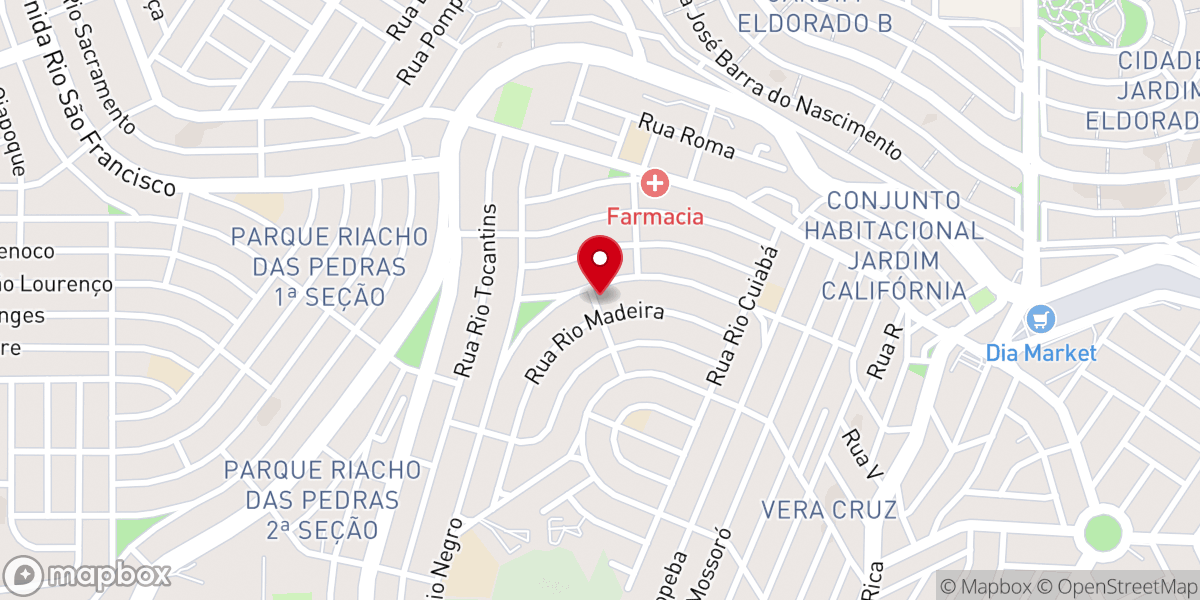 Map showing location of Sara Nossa Terra Contagem
