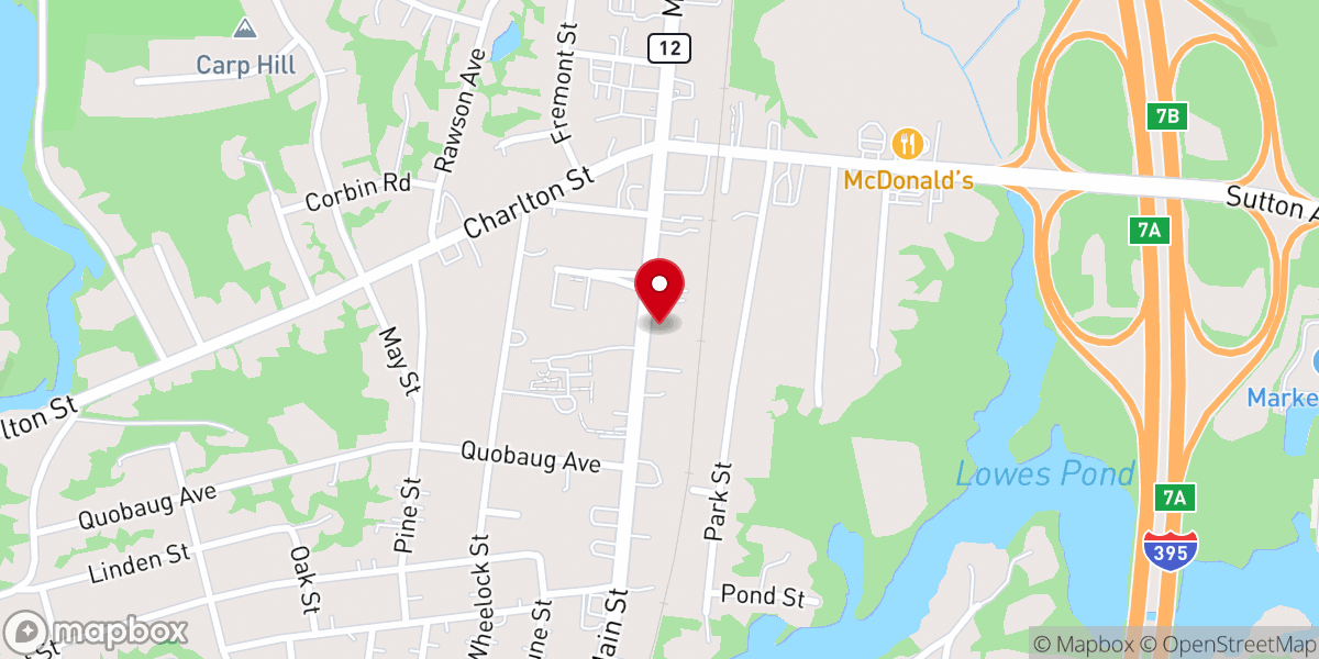 Map showing location of Good Shepherd Episcopal Church