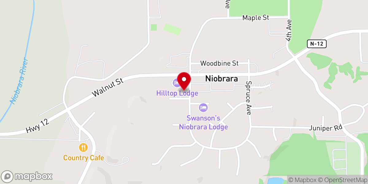 Map showing location of Lutheran Church ELCA