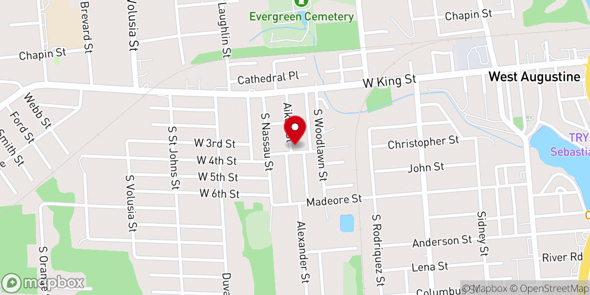 Map showing location of New Mt. Moriah Christian Ministry
