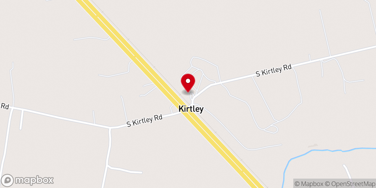 Map showing location of Good Time Party Rentals