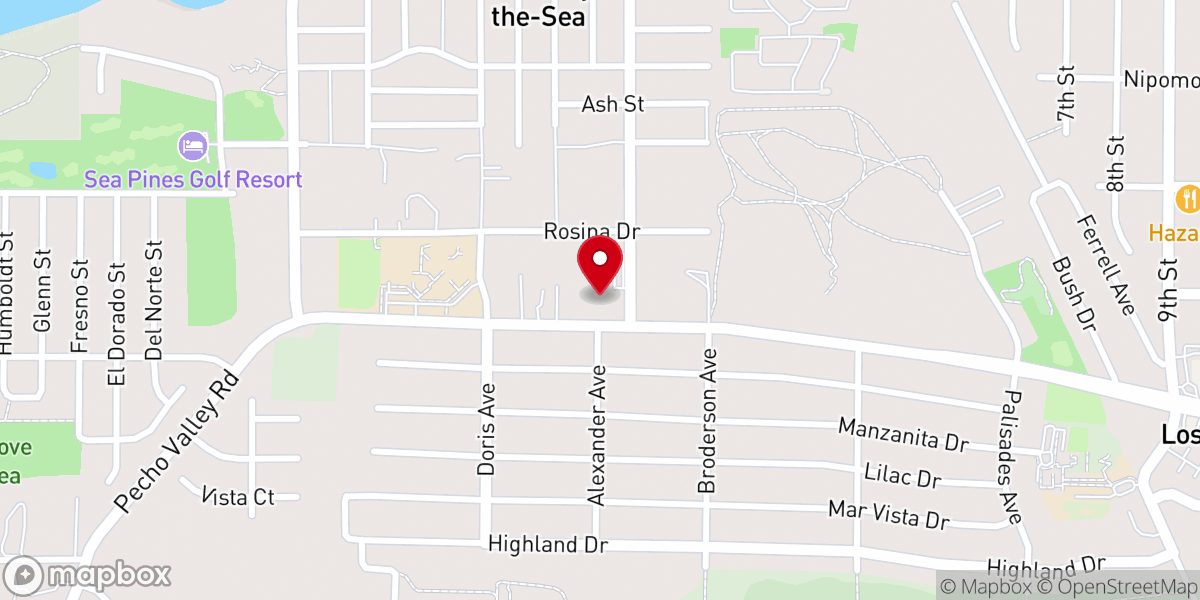 Map showing location of Trinity United Methodist Church