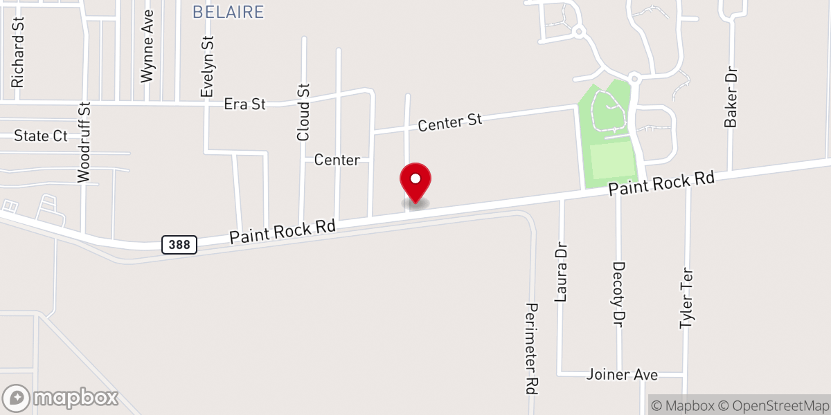 Map showing location of Central Evangelistico Pentecost Church