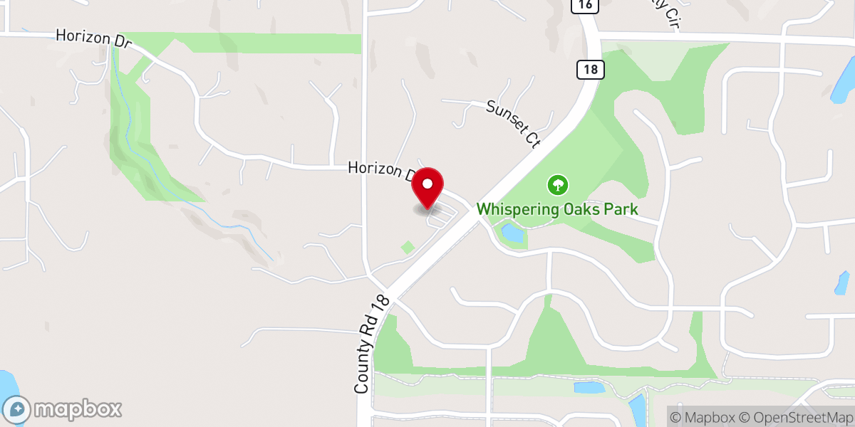 Map showing location of Living Hope Lutheran Church and School