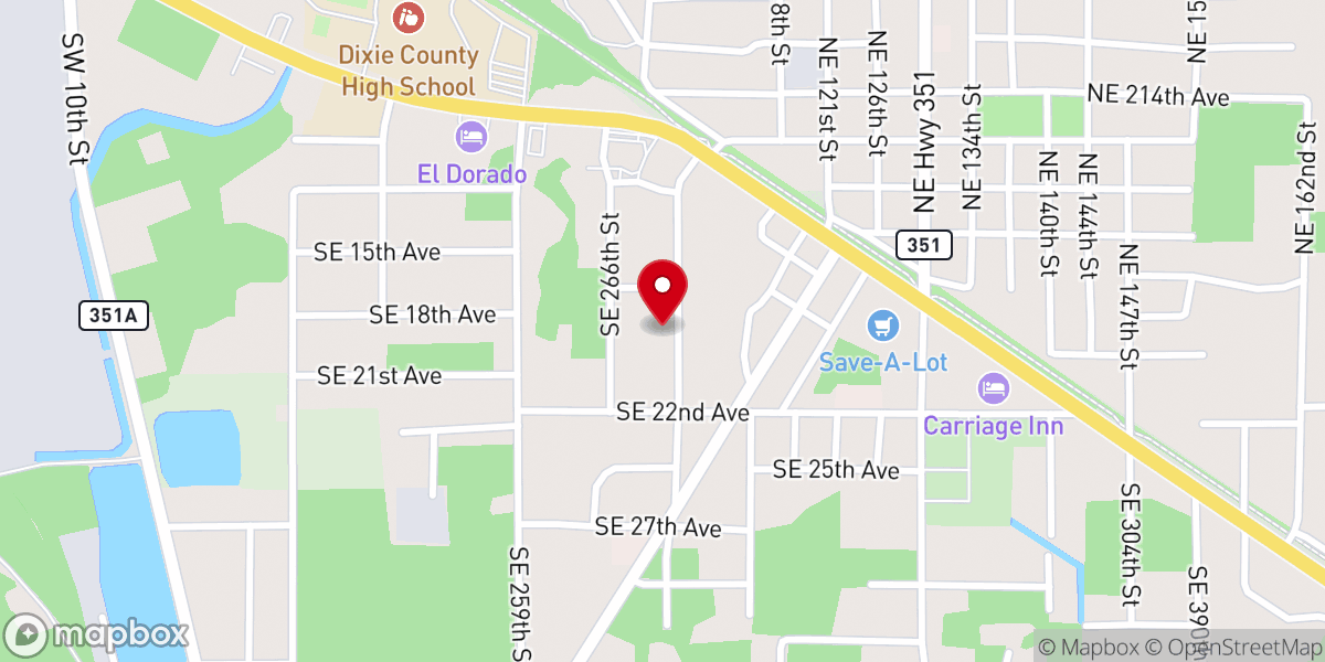 Map showing location of New Beginning