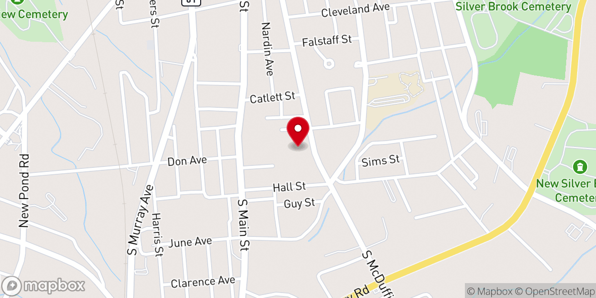 Map showing location of Grace Baptist Msn Redemption