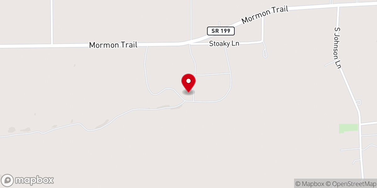 Map showing location of Royal Creek Ranches