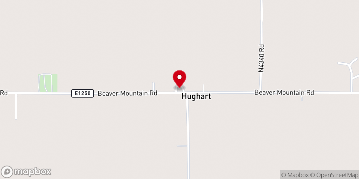 Map showing location of Mountain Home Baptist Church