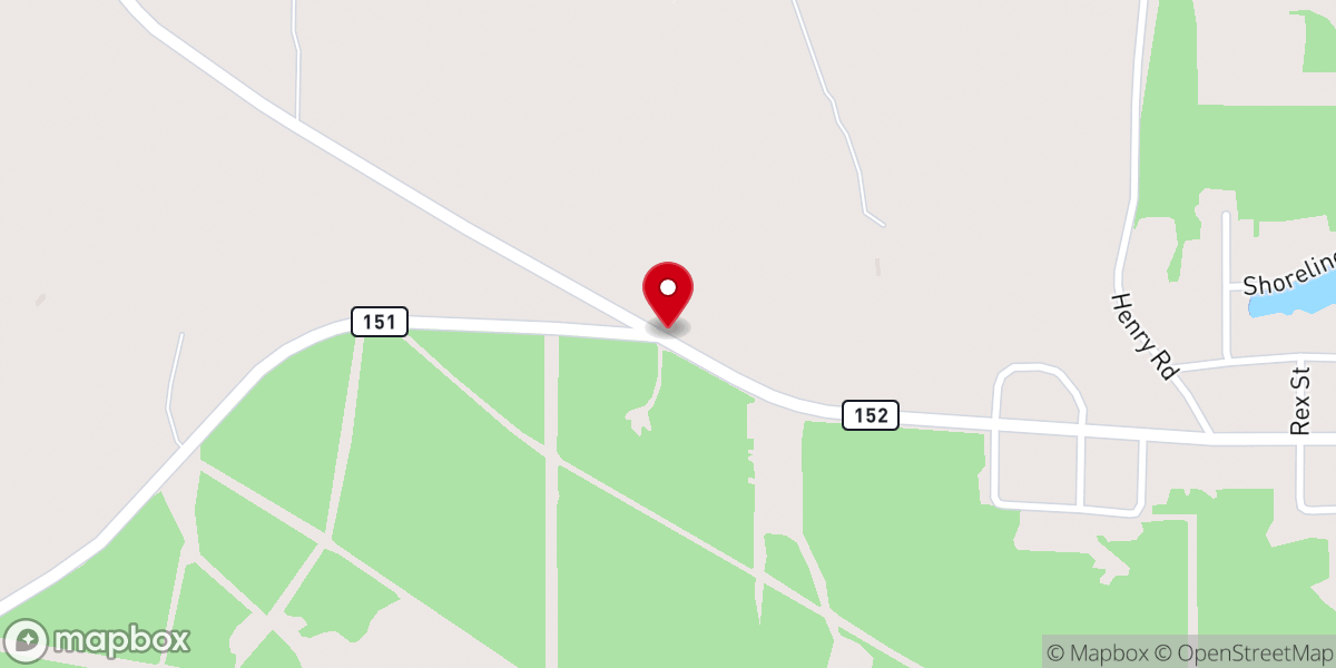 Map showing location of Autrey House Museum
