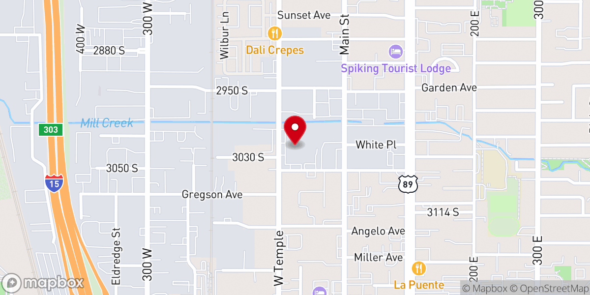 Map showing location of Vida Nueva Church Inc