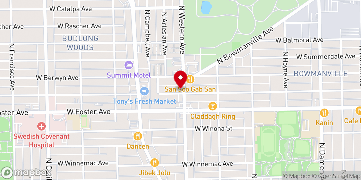 Map showing location of New Wine Foursquare Church