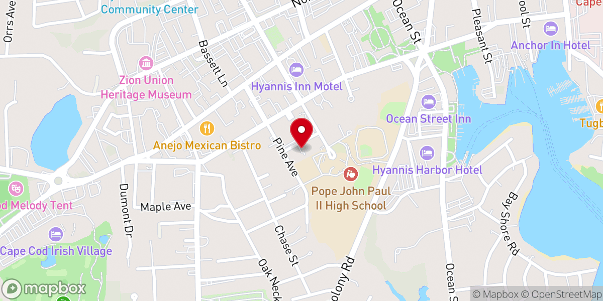 Map showing location of St. Vincent de Paul Society