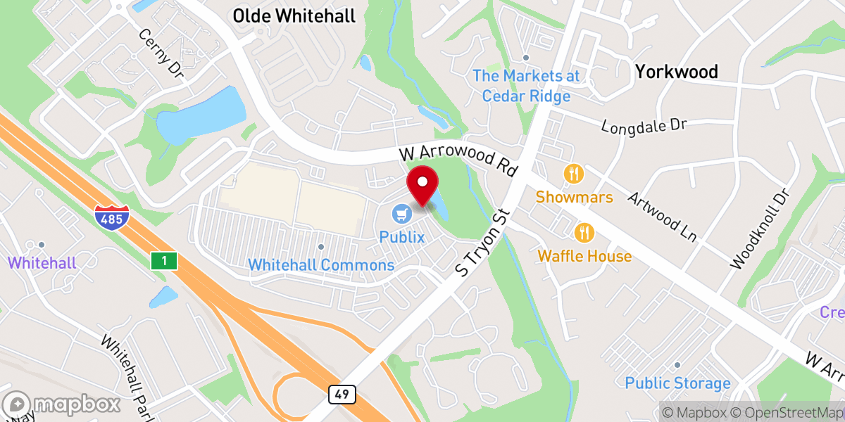 Map showing location of A Resting Place Ministry