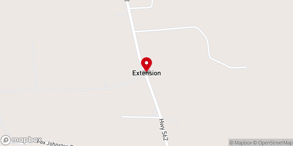 Map showing location of Extension