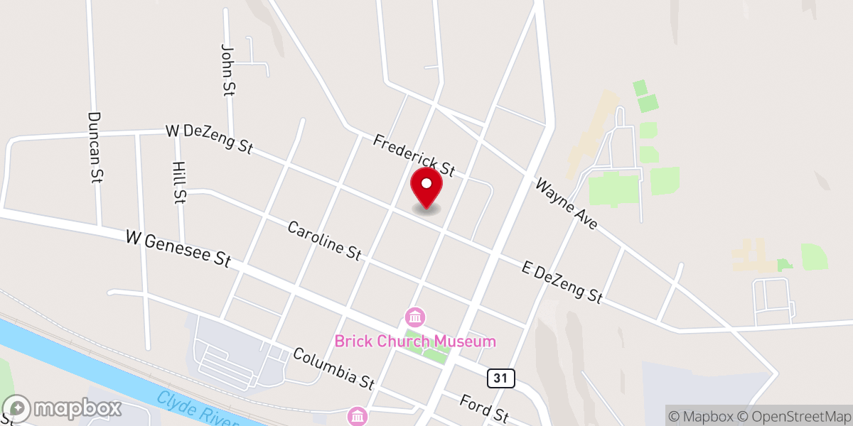 Map showing location of St John's Rectory