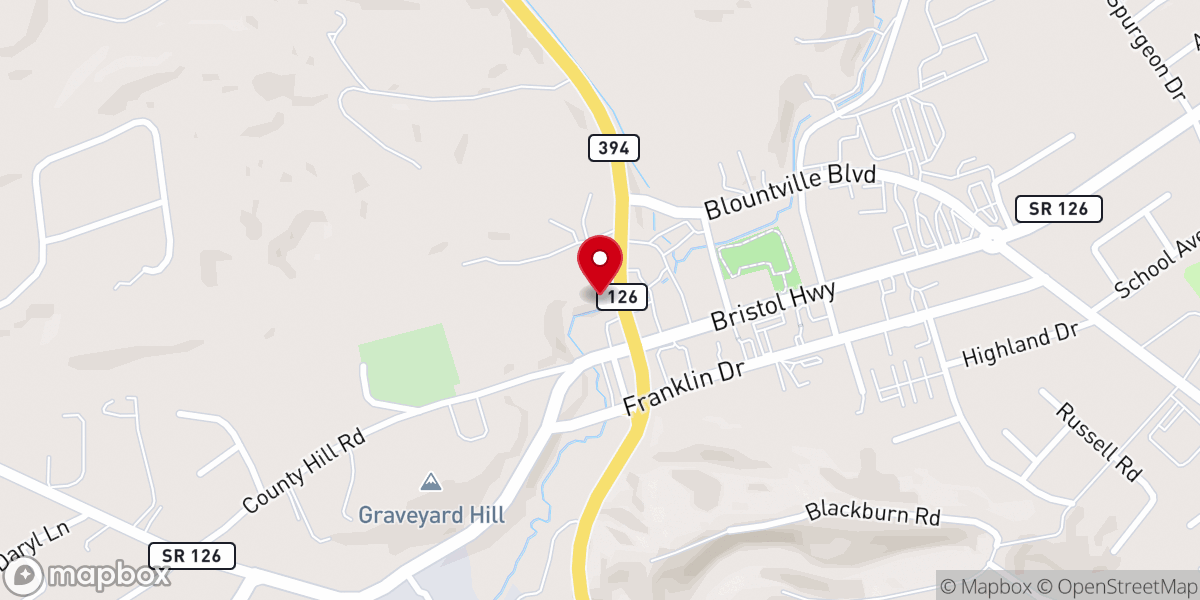 Map showing location of Living Waters COV Church