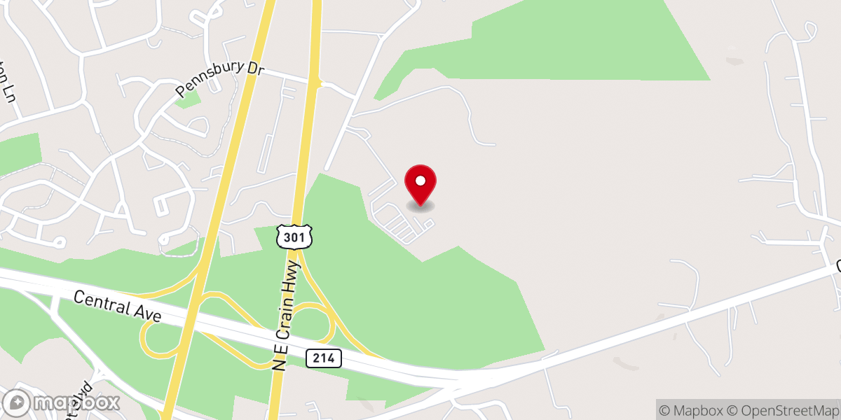 Map showing location of Greater Mt. Nebo AME Church