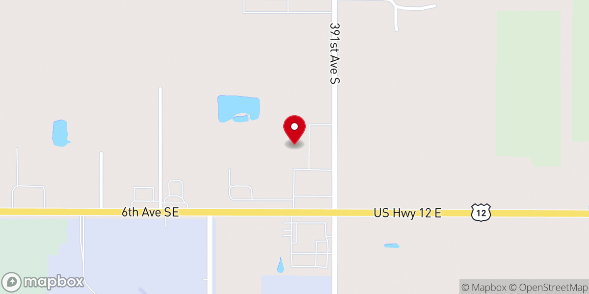 Map showing location of RDO Equipment Co.