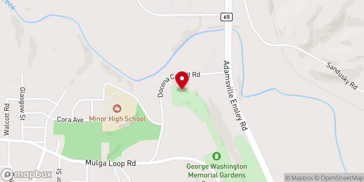 Map showing location of C&L Homebuilders