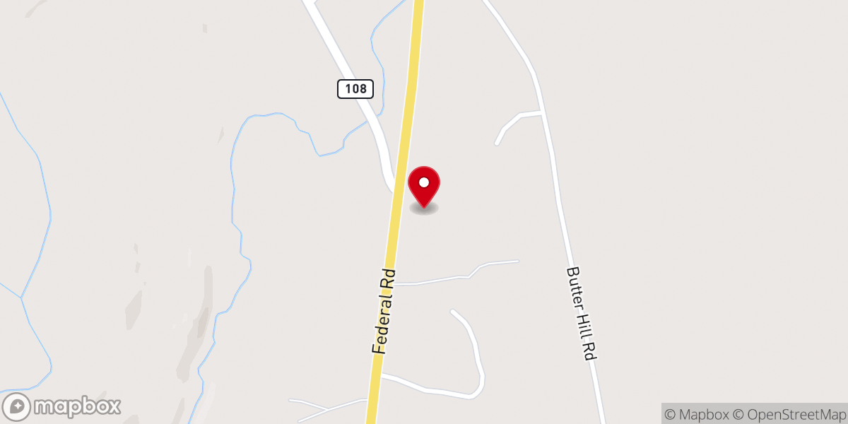 Map showing location of Wayside Bible Baptist Church