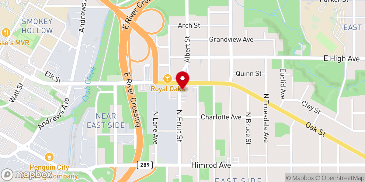Map showing location of El Shaddai Dominion Ministries