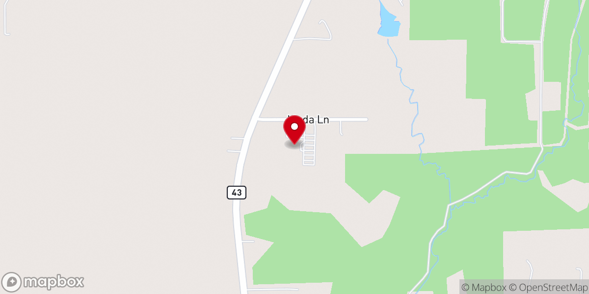 Map showing location of Cypress Valley Bible Church