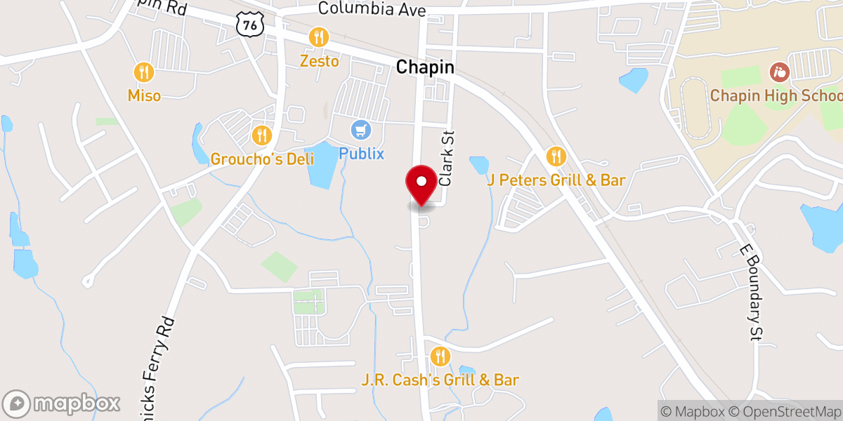 Map showing location of Four Winds Tabernacle
